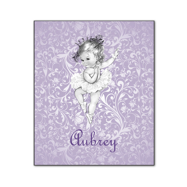 Custom Ballerina Wood Print - 20x24 (Personalized)