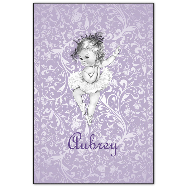 Custom Ballerina Wood Print - 20x30 (Personalized)