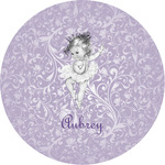 Ballerina Multipurpose Round Labels - Custom Sized (Personalized)