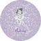 Ballerina 3" Multipurpose Round Labels - Single Sticker