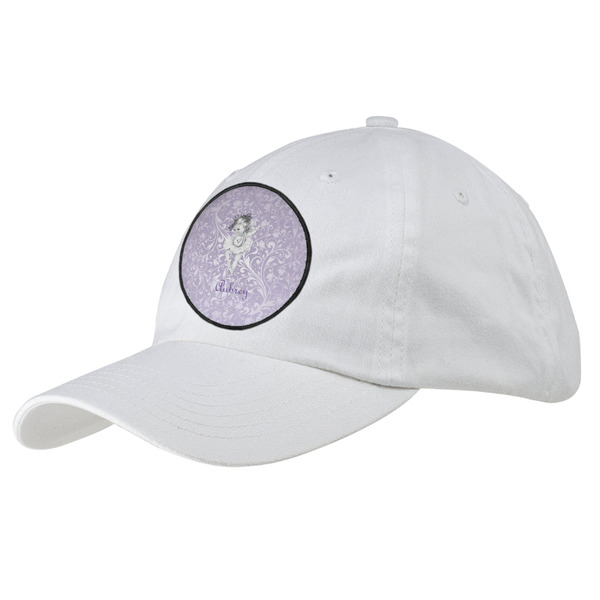 Custom Ballerina Baseball Cap - White (Personalized)