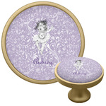 Ballerina Cabinet Knob - Gold (Personalized)