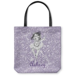 Ballerina Canvas Tote Bag - Medium - 16"x16" (Personalized)