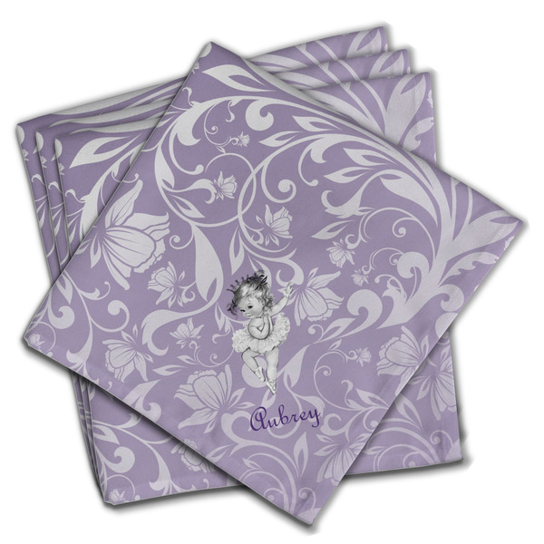 Custom Ballerina Cloth Napkins (Set of 4) (Personalized)