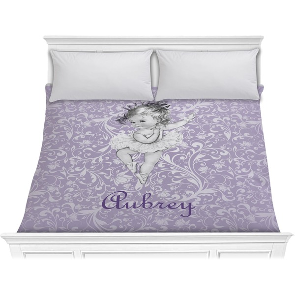 Custom Ballerina Comforter - King (Personalized)