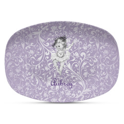 Ballerina Plastic Platter - Microwave & Oven Safe Composite Polymer (Personalized)