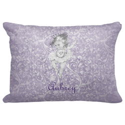 Ballerina Decorative Baby Pillowcase - 16"x12" w/ Name or Text