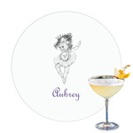 Ballerina Printed Drink Topper - 3.25" (Personalized)