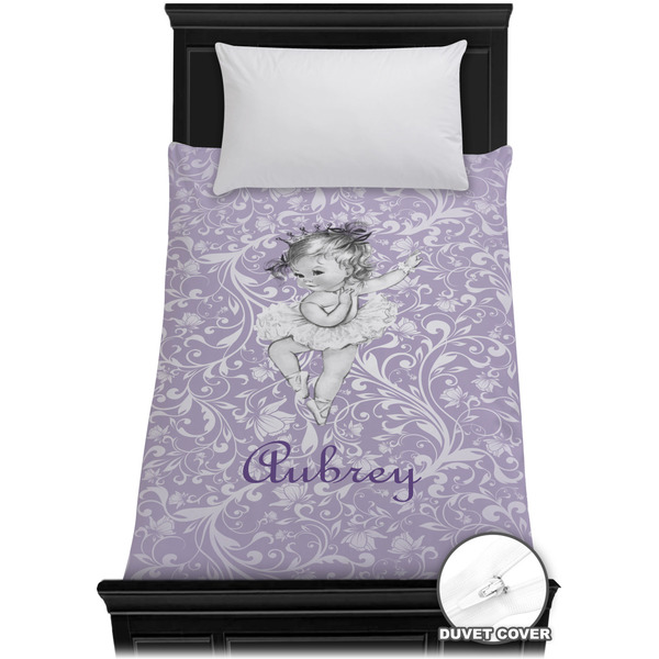 Custom Ballerina Duvet Cover - Twin XL (Personalized)