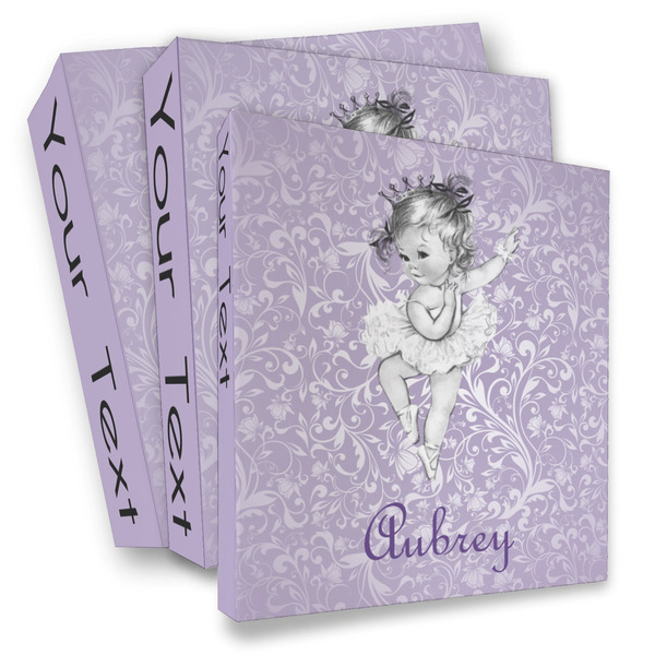 Custom Ballerina 3 Ring Binder - Full Wrap (Personalized)