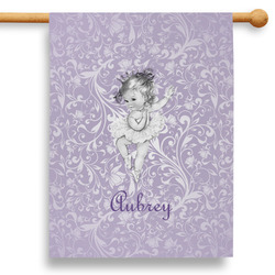 Ballerina 28" House Flag - Single Sided (Personalized)