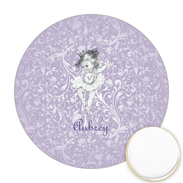 Custom Ballerina Printed Cookie Topper - 2.5" (Personalized)