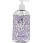 Ballerina Plastic Soap / Lotion Dispenser (16 oz - Large - White) (Personalized)