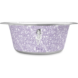 Ballerina Stainless Steel Dog Bowl (Personalized)
