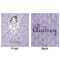 Ballerina Minky Blanket - 50"x60" - Double Sided - Front & Back