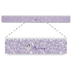 Ballerina Plastic Ruler - 12" (Personalized)