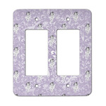 Ballerina Rocker Style Light Switch Cover - Two Switch