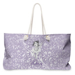 Ballerina Large Tote Bag with Rope Handles (Personalized)