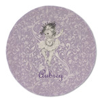 Ballerina Round Linen Placemat - Single Sided (Personalized)