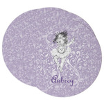 Ballerina Round Paper Coasters w/ Name or Text