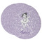 Ballerina Round Paper Coaster - Main