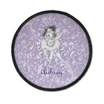 Ballerina Iron On Round Patch w/ Name or Text