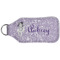 Ballerina Sanitizer Holder Keychain - Large (Back)