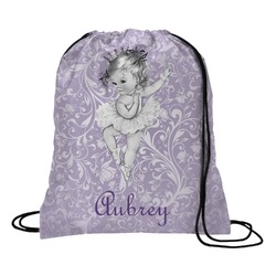 Ballerina Drawstring Backpack - Medium (Personalized)