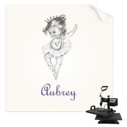 Ballerina Sublimation Transfer - Shirt Back / Men (Personalized)