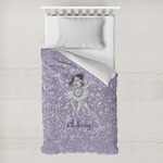 Ballerina Toddler Duvet Cover w/ Name or Text