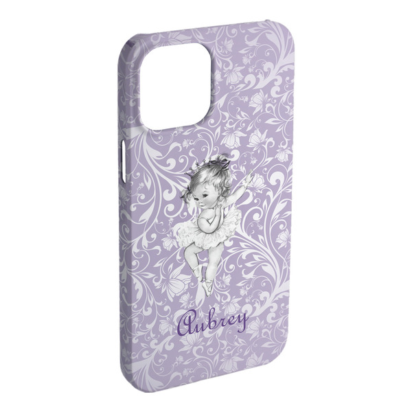 Custom Ballerina iPhone Case - Plastic - iPhone 15 Plus (Personalized)