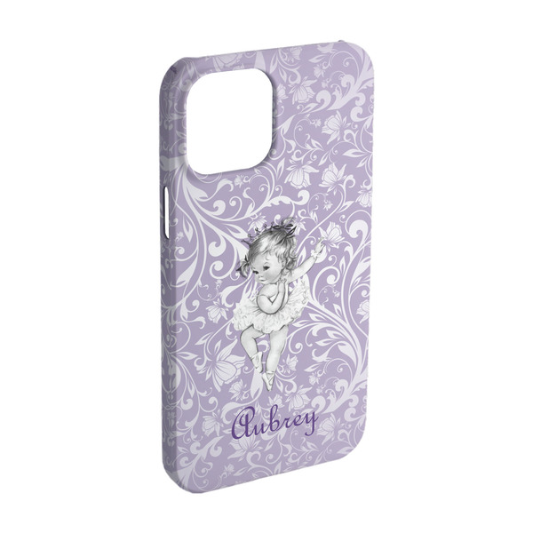 Custom Ballerina iPhone Case - Plastic - iPhone 15 Pro (Personalized)