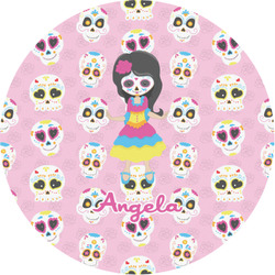 Kids Sugar Skulls Multipurpose Round Labels - 1" (Personalized)