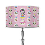 Kids Sugar Skulls 12" Drum Lamp Shade - Poly-film (Personalized)