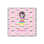 Kids Sugar Skulls Wood Print - 12x12 (Personalized)