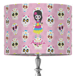 Kids Sugar Skulls 16" Drum Lamp Shade - Fabric (Personalized)