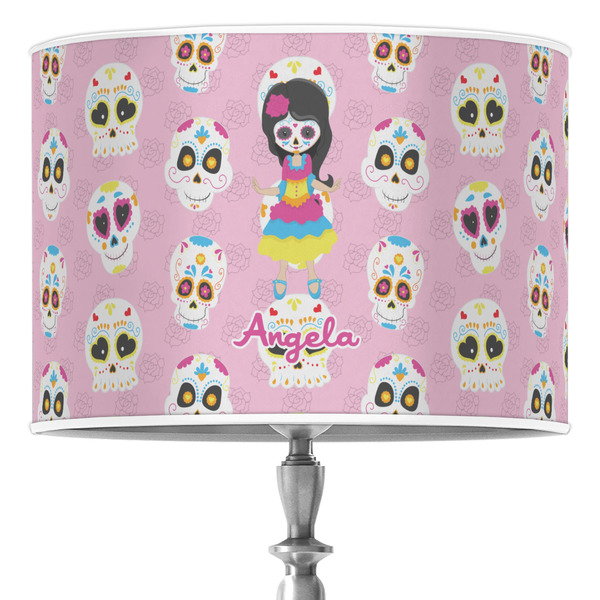 Custom Kids Sugar Skulls Drum Lamp Shade (Personalized)