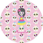 Kids Sugar Skulls Multipurpose Round Labels - 2" (Personalized)