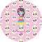 Kids Sugar Skulls 2" Multipurpose Round Labels - Single Sticker