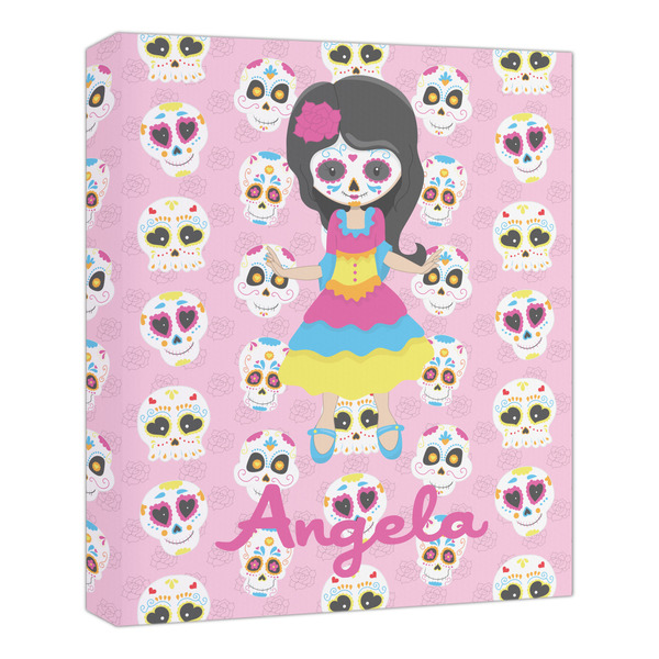 Custom Kids Sugar Skulls Canvas Print - 20x24 (Personalized)