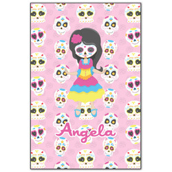 Kids Sugar Skulls Wood Print - 20x30 (Personalized)