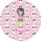 Kids Sugar Skulls 3" Multipurpose Round Labels - Single Sticker