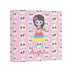 Kids Sugar Skulls Canvas Print - 8x8 (Personalized)