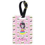 Kids Sugar Skulls Metal Luggage Tag w/ Name or Text