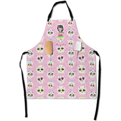 Kids Sugar Skulls Apron With Pockets w/ Name or Text