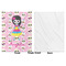 Kids Sugar Skulls Baby Blanket (Single Side - Printed Front, White Back)