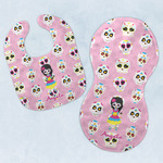 Kids Sugar Skulls Baby Bib & Burp Set w/ Name or Text