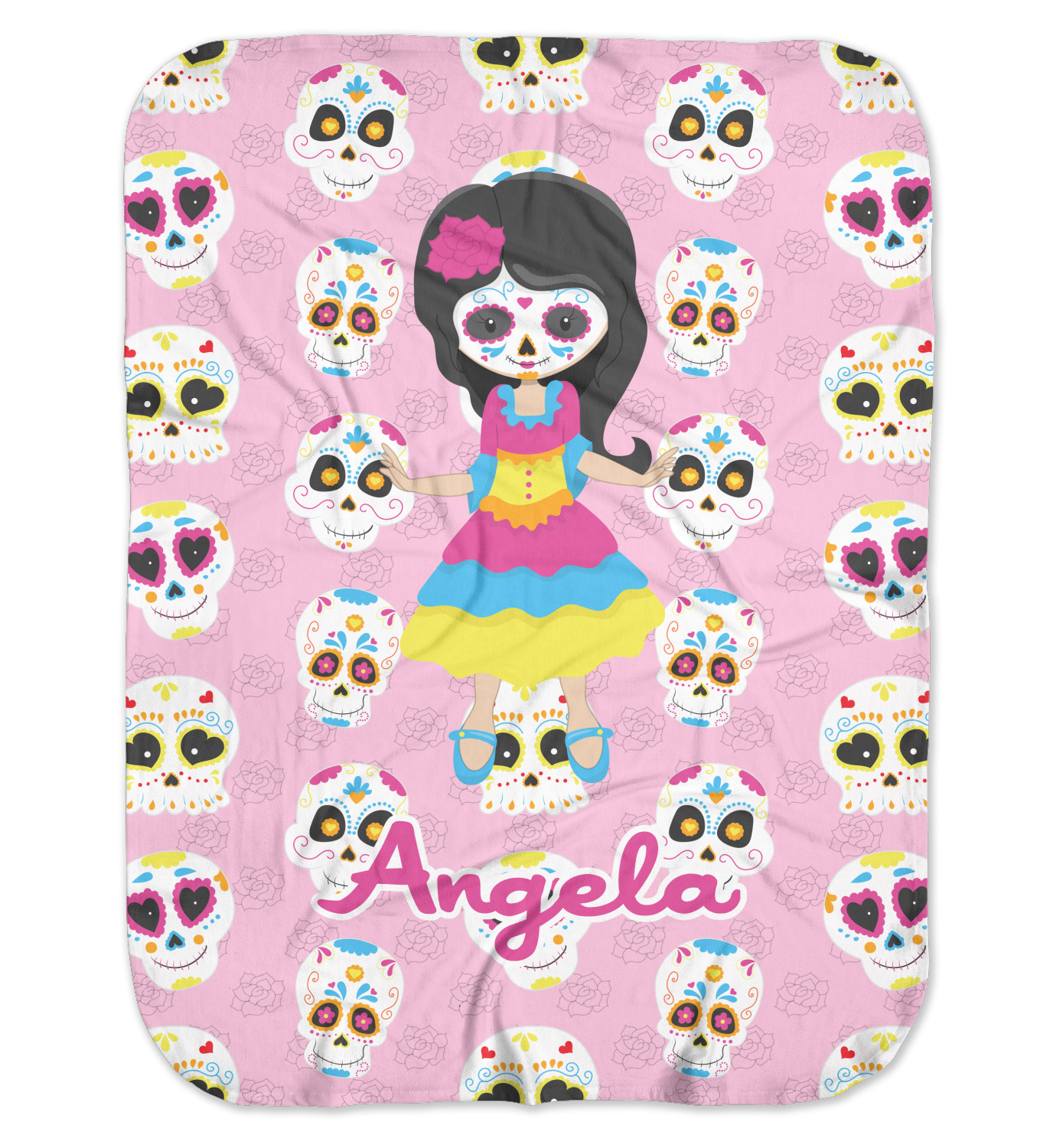 Sugar skull 2025 baby blanket