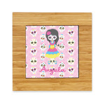 Kids Sugar Skulls Bamboo Trivet with Ceramic Tile Insert (Personalized)