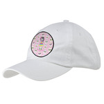 Kids Sugar Skulls Baseball Cap - White (Personalized)